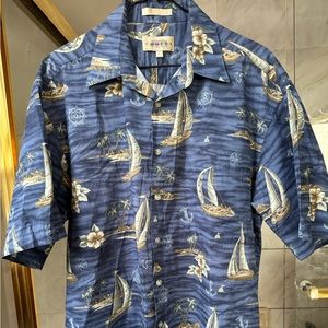 Campia Moda men’s shirt sleeve shirt tropical design